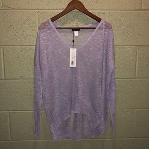 NWT! Periwinkle Kerisma Hi-Lo Sheer L/S! S/M